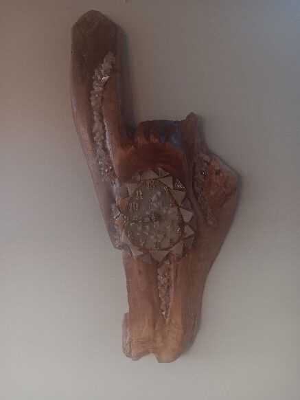 Driftwood Clock