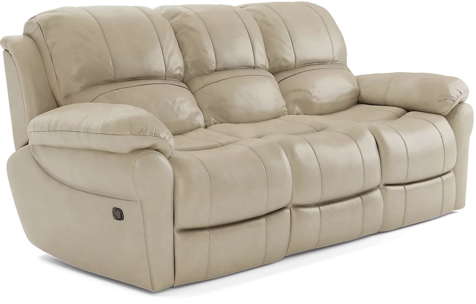 Beige Leather Reclining Sofa With Matching Loveseat for Sale in Decatur, GA OfferUp