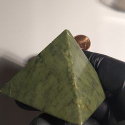 Serpentine Crystal Pyramid 