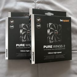 Two Be Quiet! Pure Wing 2 140mm Fans