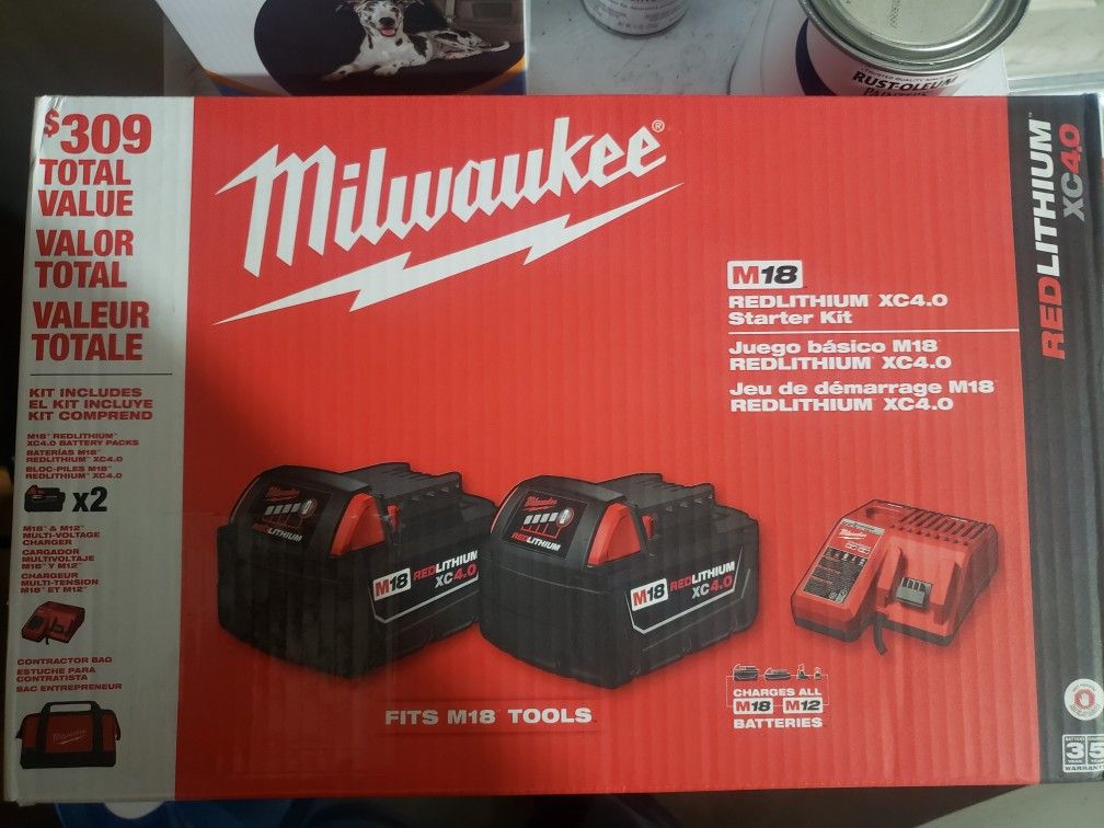 Milwaukee REDLITHIUM Starter kit