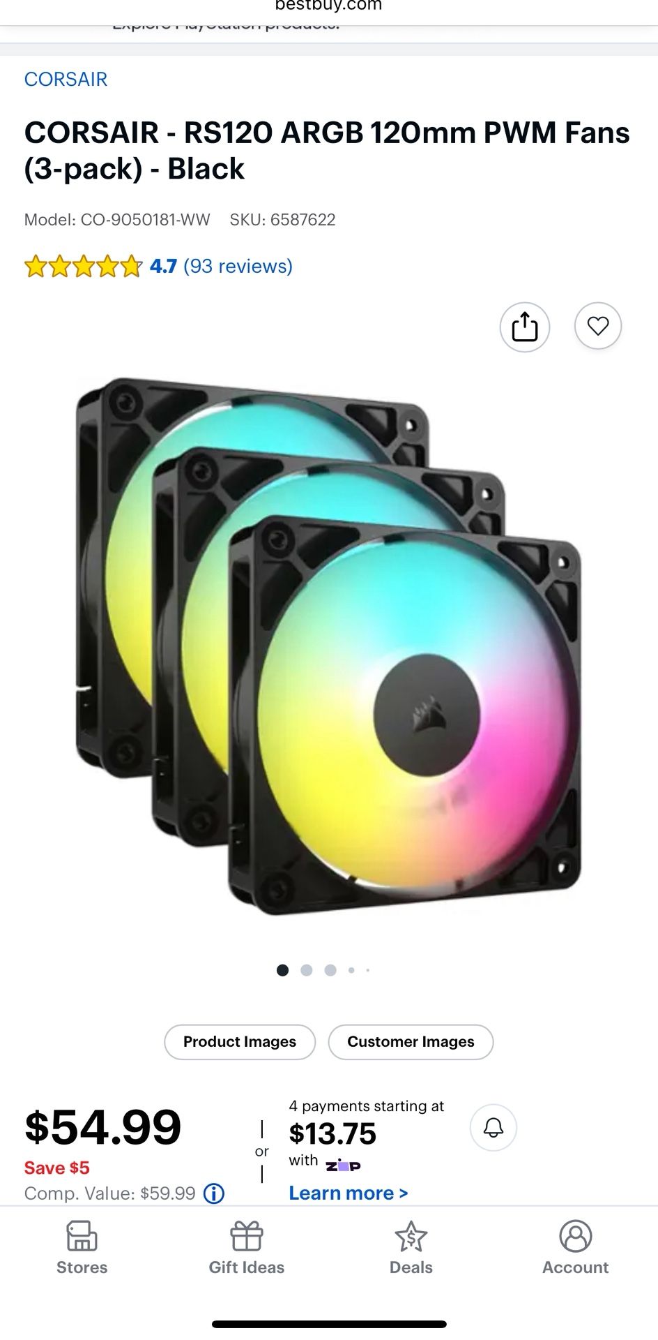 Corsair RGB Fan