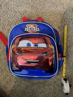 Cars Disney Lightening McQueen Backpack Bag Toddler