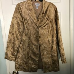 Jaclyn Smith Size 8 Shimmery Gold