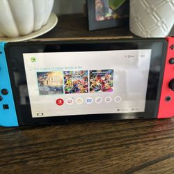 Nintendo Switch With 4 Games And Accessories $260