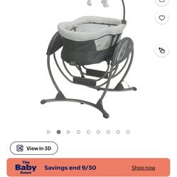 Graco Duo Slider - 3 recline positions, electric rocker