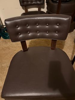 Leather chairs