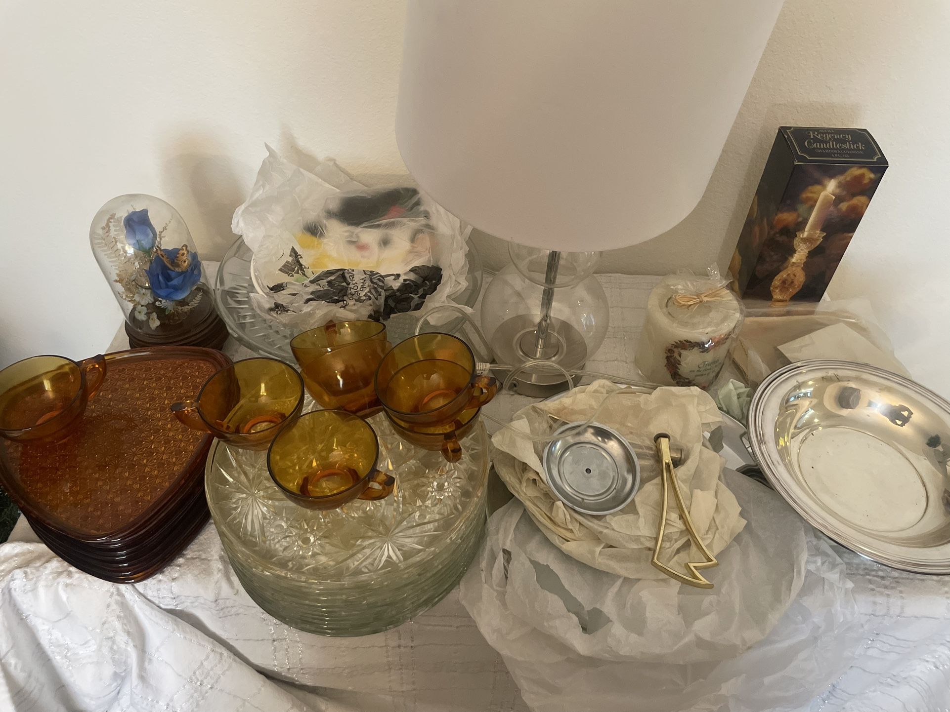 Vintage Crystal And Glassware Sets