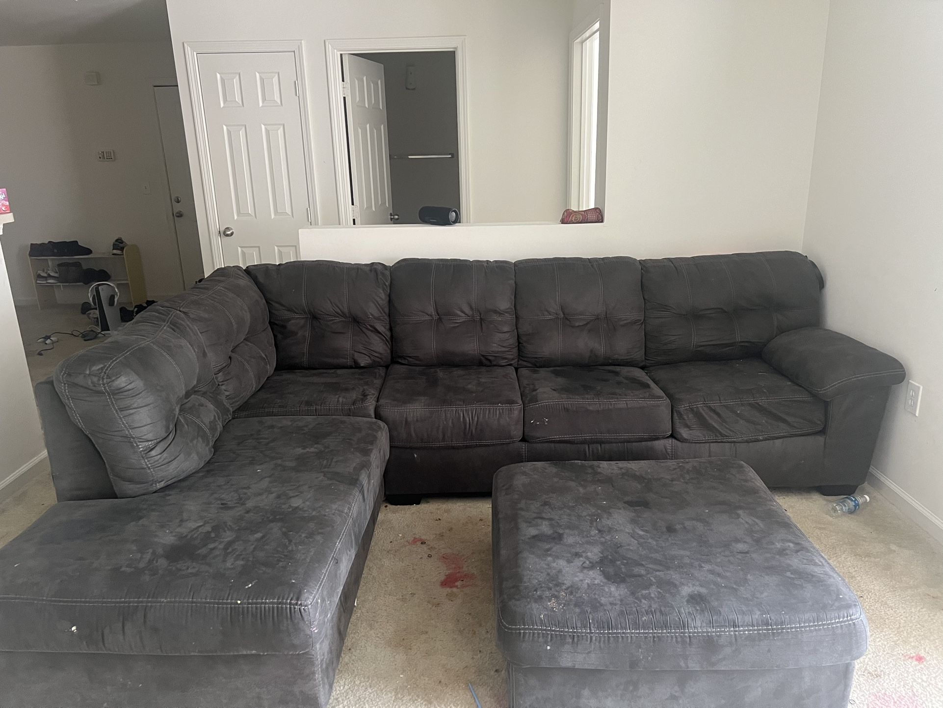 L Shaped Couch & Automin