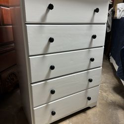 Tall Dresser White 
