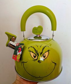 Grinch tea kettle