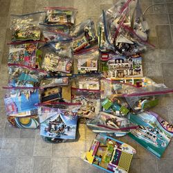 Bulk 18 Pound Lot of Lego Friends Pieces 13 Different Sets -see below