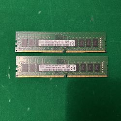 2. 16 GB 2Rx8 PC4  RAM