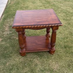 Wood End Table