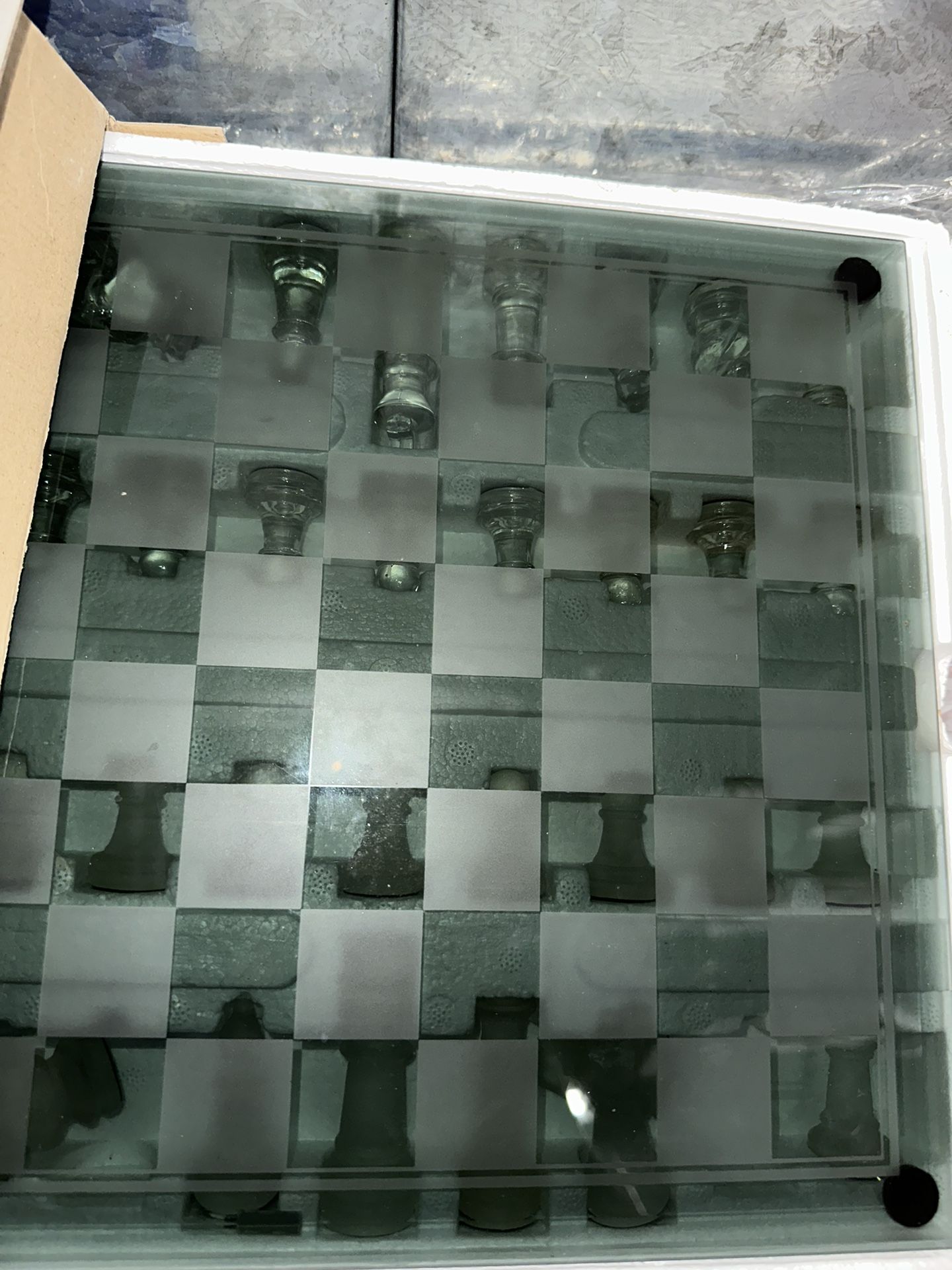 Glass Chess Set