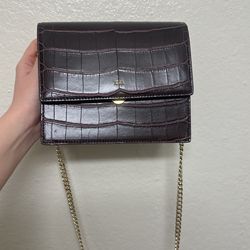Maroon Leather Bag