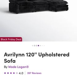 New Black Couch For Sale