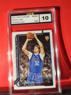 2025-26 Topps Basketball #201 Rookie Graded Gem Mint 10