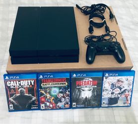 Sony PlayStation 4 ps4 Console & 4 Games Bundle lot Adult owned light usage in Excellent Condition fully functional please read description Check Phot