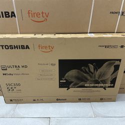 Toshiba 55” 4K TV New! $379 Cash Or Card!!