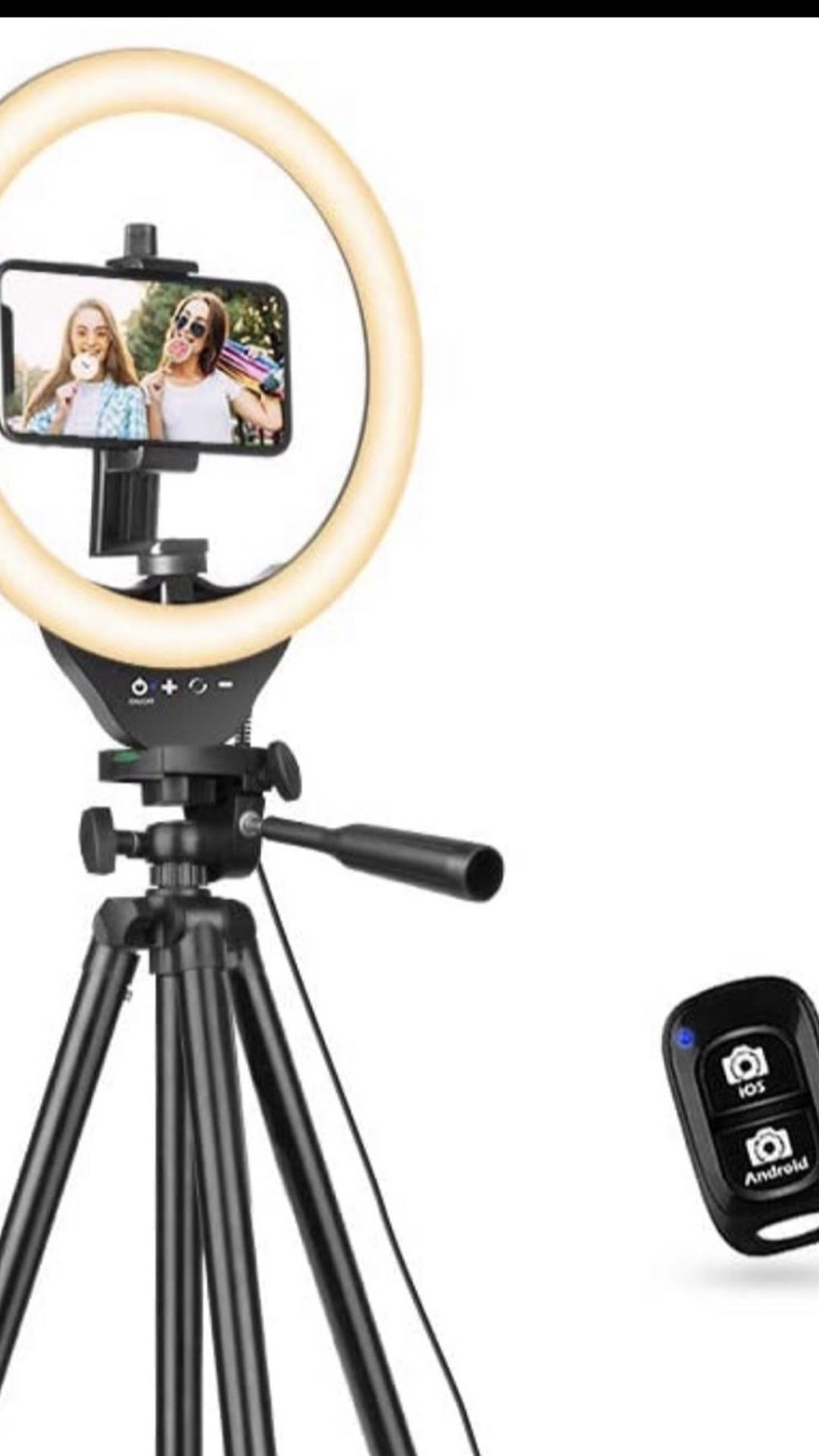 10” Ring Light with 50” Extendable Tripod Stand