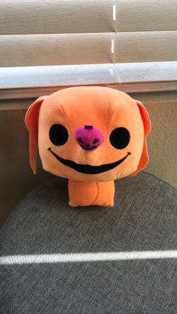 The Nightmare Before Christmas Zero Black Light Funko 7”Plush