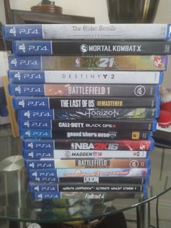 PS4 Game Lot Bundle
