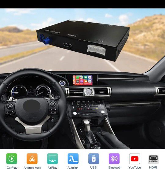 2014-2020 Wireless CarPlay Retrofit Unit For Lexus NX ES UX IS RX GS LS LX LC RC 