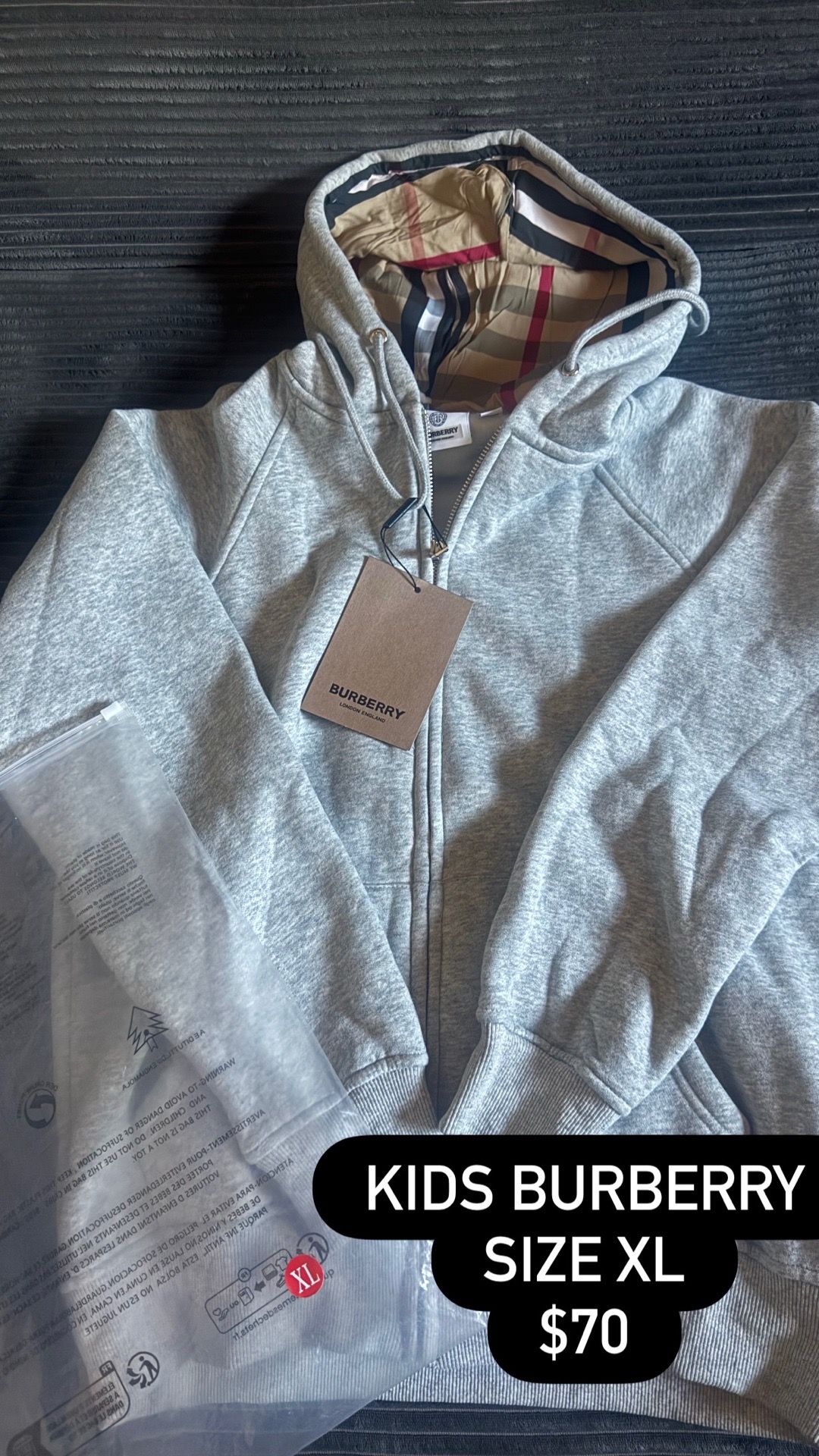 Kids Burberry hoodie