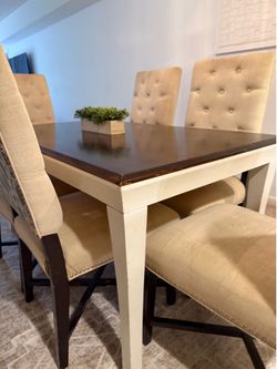Dining room table and chairs