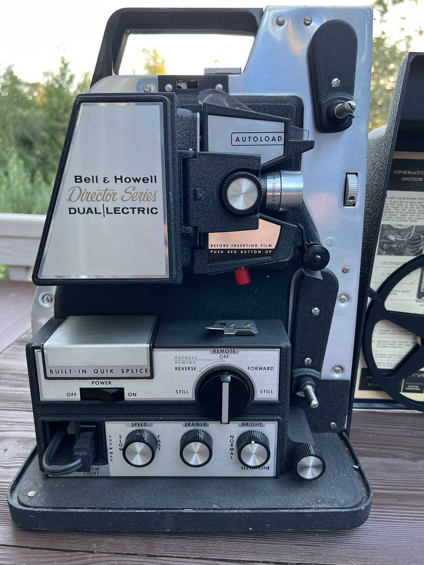 Vintage Bell & Howell Director Series 8mm Film Projector Dual Electric 465