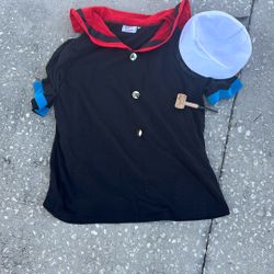 Popeye The Sailor Man Costume (Large)