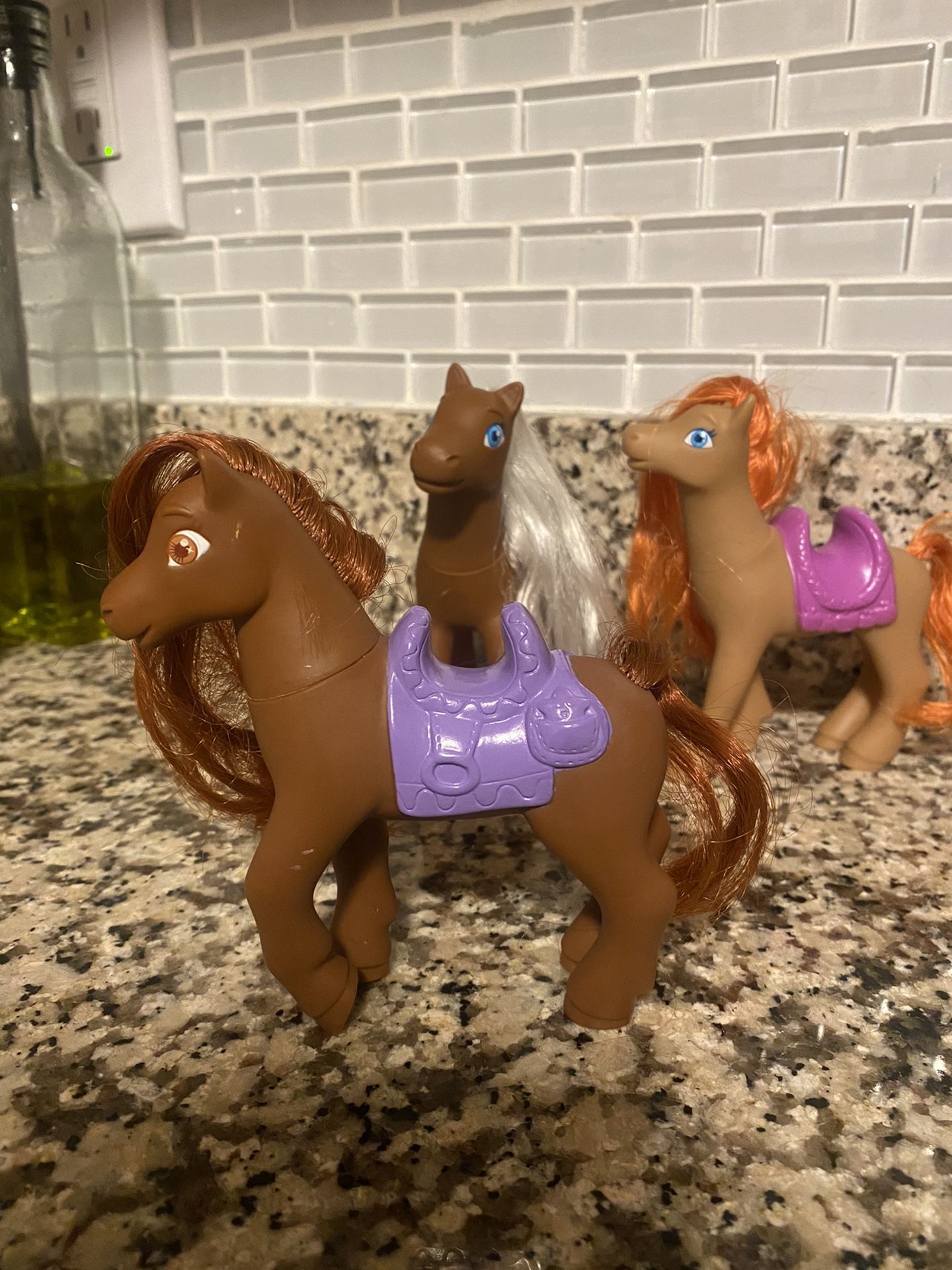 3 Mattel Ponies 1989 Mold