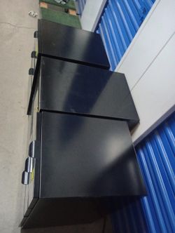 Solid metal file cabinet with key letter size $60 each