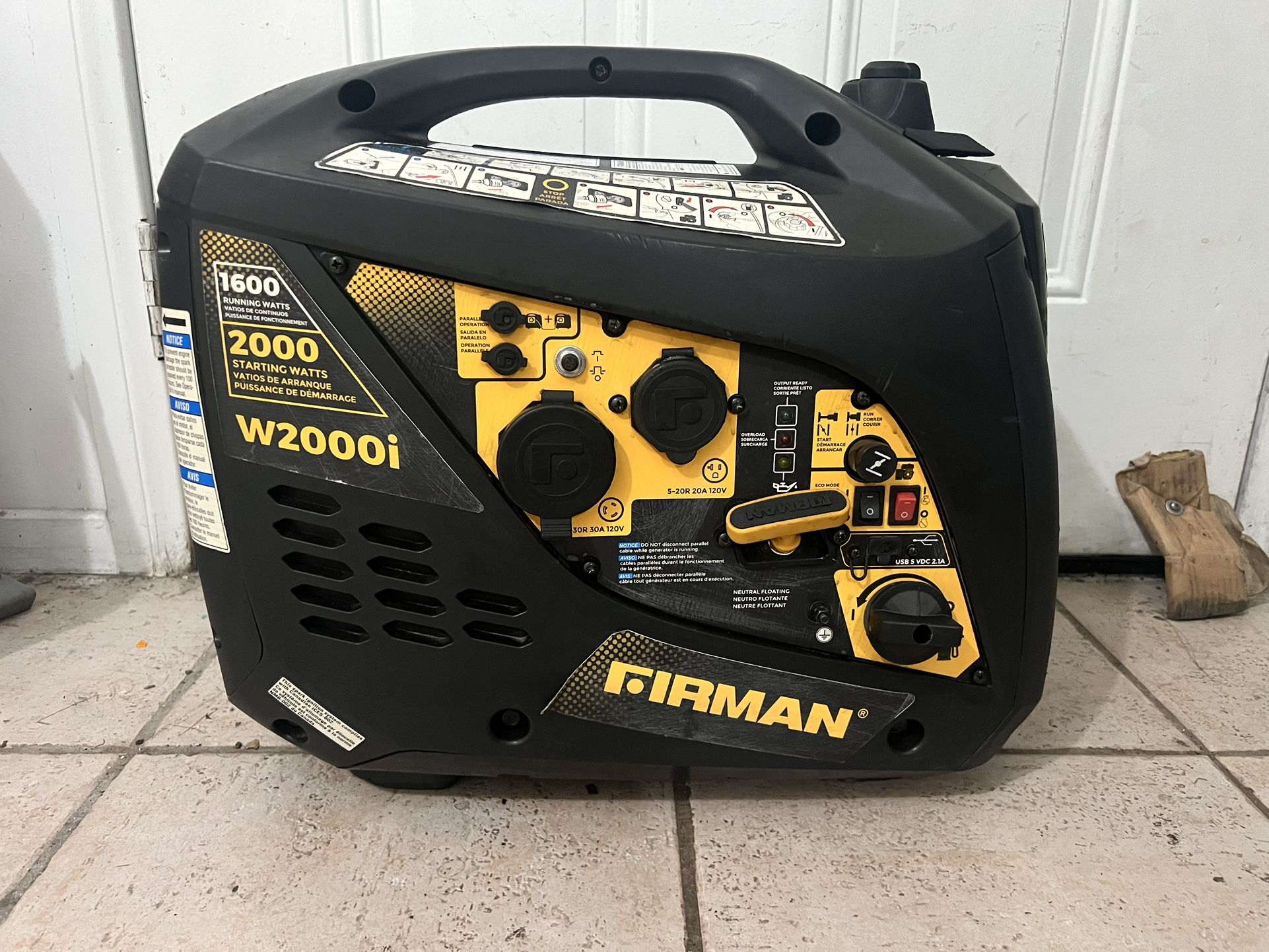Fireman generator, Quiet, 2000 watt, Good condition, Work perfectly