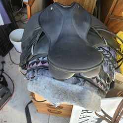 18" English Made Saddle 