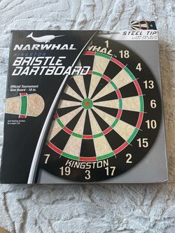 Narwhal Kingston Bristle Dartboard 18 in.
