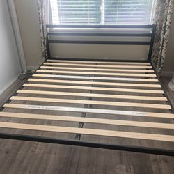 King size bed frame only