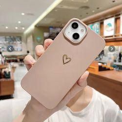 Electroplated Love Heart Phone Case For iPhone 12 Pro Max