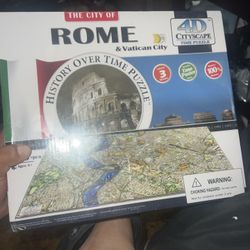 BRAND NEW Rome 4D Cityscape Time Puzzle Vatican City 1200 pieces BRAND NEW WRAPPED