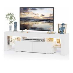 JUMMICO TV Stand With Cabinet Entertainment Center