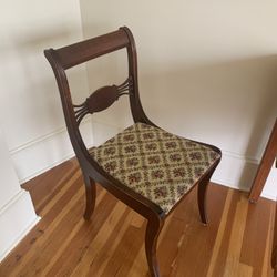 cute vintage wooden chair