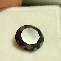 Black Moissanite 2.50Ct Round Cut AAA Quality Crystal Brilliant Round