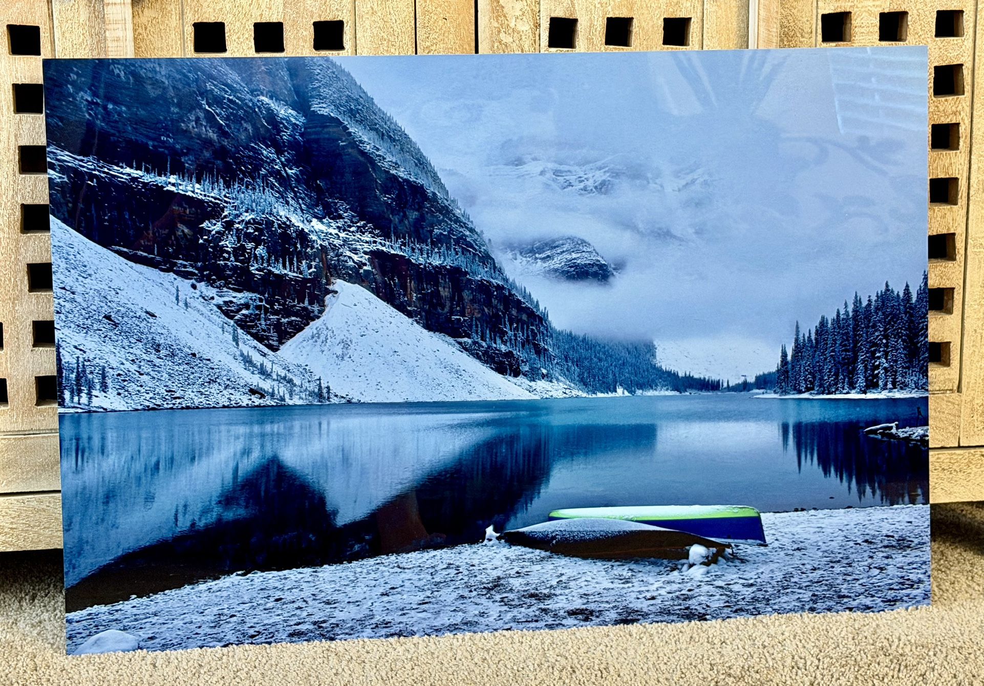 Canadian Landscape Photograph Printed On Metal