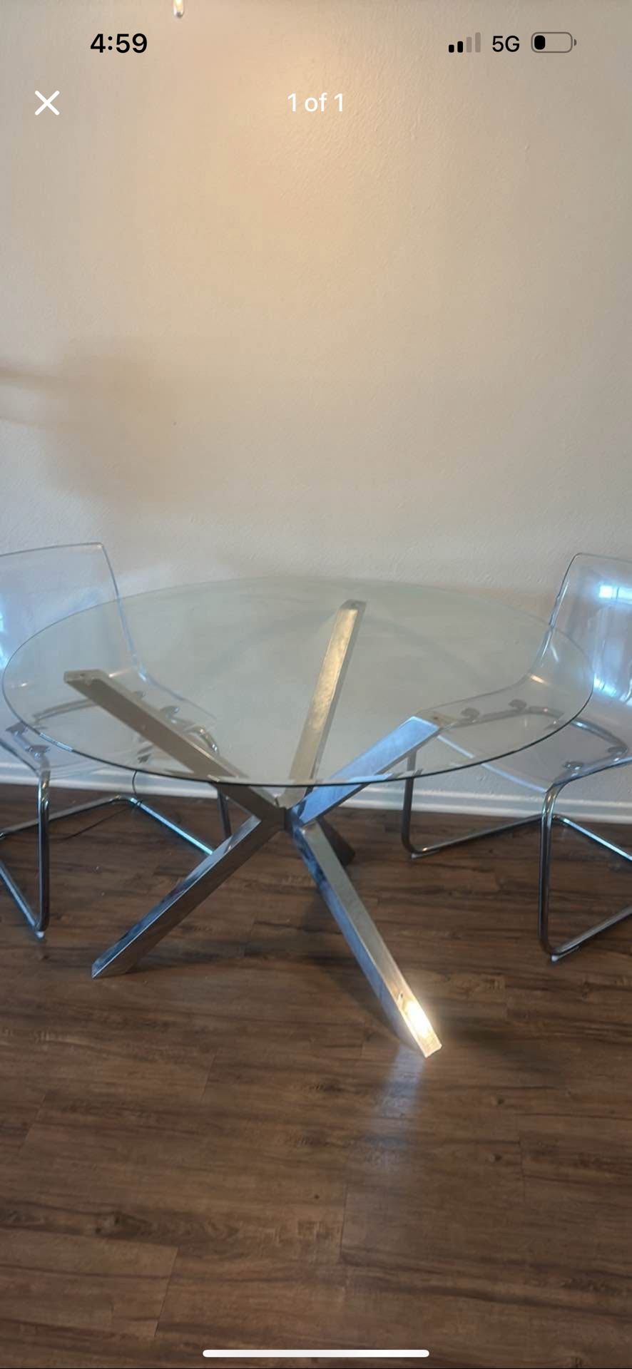 Glass Dining Table