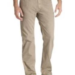 Levi's 505 Regular Fit Khaki Stretch Jeans - 34/30