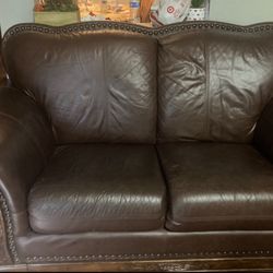 Leather couch
