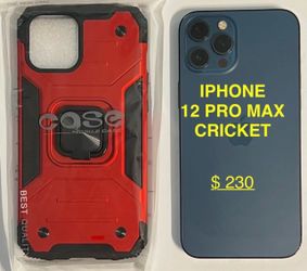 IPHONE 12 PRO MAX, 128 GB,FOR AT&T OR CRICKET NETWORK.