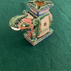 6” Vintage Elephant Ashtray 