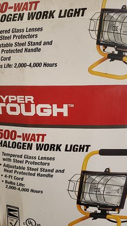 Work light, hyper tough,